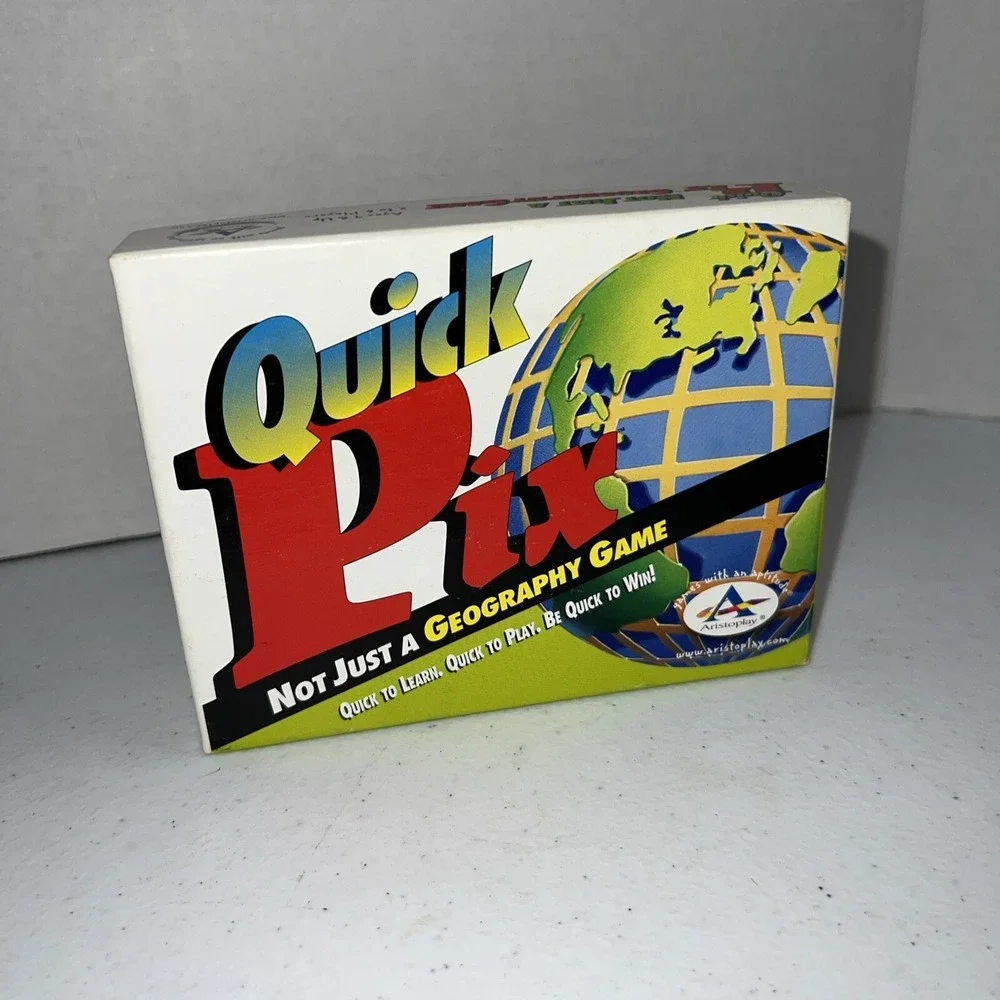 Quick Pix Geography Educational Game Homeschool Travel Learning By Aristoplay